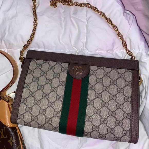 Gucci Bags Authentic Gucci Purse With Gold Chain As Strap Gucci